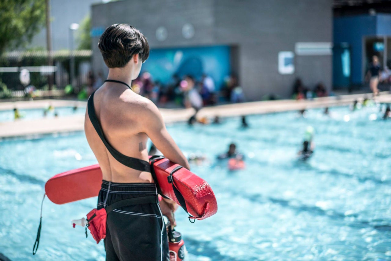 Lifeguard at Phoenix City Pool