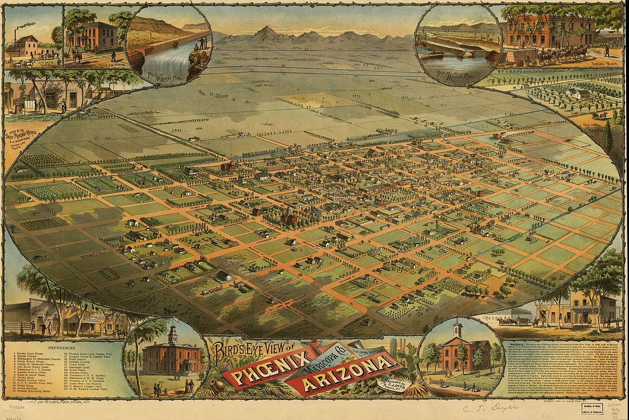Early Postcard of Phoenix